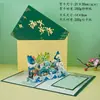 Tarjeta de felicitación 3D Estéreo de Escultura de Papel de Alta Gama para el Festival del Bote del Dragón, Regalo Creativo Personalizado en Blanco para Bendiciones y Bienestar