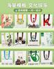 Bolsa de Lona Bolsa de Mão Personalizada Bolsa Tote Bolsa de Algodão com Logotipo Estampado para Publicidade Personalizada Bolsa de Lona Branca Lisa