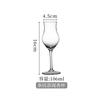 Copo de Whisky de Vidro Cristalino Copo Aromático ISO Copo Profissional para Degustação de Bebidas Alcoólicas Taça Estrangeira Taça Tulipa Taça de Vinho