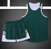Uniforme de basquete masculino estampado camisa americana uniforme de treinamento de competição de estudante uniforme esportivo feminino colete estampado verão
