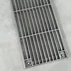 Rejilla de acero inoxidable 304 canaleta de drenaje de agua de lluvia placa de rejilla para escalones placa de rejilla de acero placa de cubierta de canaleta de acero hecho a medida