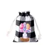 Exclusivo transfronteiriço nova sacola de presente de Páscoa com cordão cordão cordão sacola sacola com cordão de ovo de coelho colorida Atacado Amazon