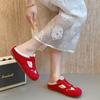 Zapatos Desun de Altura Interior para Mujer Zapatillas Baotou de Verano para Uso Exterior 2025 Verano Nuevos Zapatos Slip-on Perezosos para Mujer