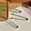 Lindos sujetadores de snacks con forma de manita que no te ensucian las manos, creativos sujetadores de cubitos de hielo de acero inoxidable, sujetadores de terrones de azúcar y hielo de frutas