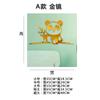 Calcomanías de Pared de Panda de Dibujos Animados Calcomanías de Pared Acrílicas Estéreo 3D Decoración de Arte Creativa para Fondo de Pared de Restaurante Dormitorio Linda y Divertida