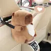 Caja de pañuelos creativa para coche, diseño colgante, temática de capibara, portapañuelos para coche, linda bolsa de pañuelos para coche