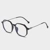 Lentes para teléfono móvil TR90 Polígono estilo coreano con luz anti-azul para niños y niñas Montura de gafas Popular en Internet Street Beat Montura de gafas
