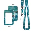 Portatarjetas de Identificación Multifuncional para Trabajadores de Oficina, Porta Credencial de Trabajo para Colgar del Cuello, Tarjeta de Estudiante para Control de Acceso, Hebilla Retráctil, Portatarjetas de Fácil Extracción