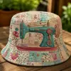 Colección de sitios web independientes transfronterizos nuevos de 2026: Sombrero de pescador y sombrero para el sol versátiles de arcoíris con estampado digital 3D y bordado acolchado, aptos para hombres y mujeres