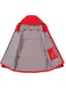 Chaqueta Fina con Capucha para Exteriores Tres en Uno Cortavientos, Impermeable, Transpirable para Montañismo Resistente al Frío Ropa de Trabajo con Logo para Hombre