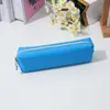 Suministro Listo del Fabricante de Bolsa para Lápices Simple de Color Puro Ins de Alto Valor y Gran Capacidad Estudiante Cremallera Bolsa de Almacenamiento para Papelería Lote