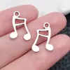 Símbolos de Instrumentos Musicales de Plata Antigua Colgante Retro Joyería de Aleación Colgante Accesorios para Pulsera Collar Llavero DIY