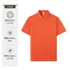 Camisa tipo polo con cuello de solapa Hecha a medida Algodón puro Manga corta Ropa de trabajo con logotipo impreso Publicidad Camisa cultural Ropa de grupo bordada Hecha a medida