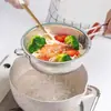 Colador de Acero Inoxidable, Cuchara Ranurada Engrosada con Mango, Colador Filtro, Tamiz para Arroz, Múltiples Especificaciones, Puede Colgar Rejillas para Freír, Grado Alimenticio