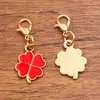 Accesorios de joyería de aleación multicolor y multiestilo, dijes colgantes de esmalte dorado KC, colgantes de flor, corazón, pentagrama y chile