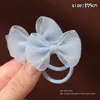 Laços de cabelo infantis estilo coreano, cordas de cabelo fofas de alta elasticidade para bebês, acessórios de cabelo para bebês que não danificam o cabelo