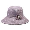 Chapéu de Mãe Feminino Primavera e Outono Nova Moda Coreana Chapéu de Pano Sombra Aba Grande Protetor Solar Ao Ar Livre Chapéu de Pescador de Meia Idade