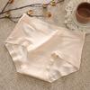 Roupa Íntima Feminina de Algodão Antibacteriano 7A, Cintura Média, Sem Costura, Algodão, Gancho Estendido, Tamanho Plus Size, Calcinhas Femininas no Atacado
