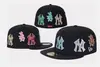 Novo Boné da Liga de Baseball Aa Yankees Dodgers Casual Não Ajustável Boné de Sol com Aba Reta Boné Bordado Tamanho