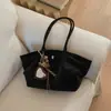 Bolsa Casual Retrô para Mulheres 2025 Inverno Nova Moda Grande Capacidade Ombro Axila Bolsa de Mão para o Dia a Dia Bolsa Tote