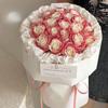 Rollo Papel Kraft Impermeable Engrosado Bolsa para Flores Rosa Rollo de Papel para Flores Embalaje de Flores Papel Coreano de Color Sólido