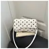 Bolsa de Ombro Transversal Minimalista Tendência Bolinhas 2026 Nova Fresca Grande Capacidade Moda
