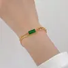 Nuevas Pulseras de Acero de Titanio Europeas y Americanas Más Vendidas para Mujeres Estilo Ins Moda Personalizada Joyería para Manos que No se Desvanece Joyería de Acero Inoxidable Venta al por Mayor