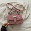 Bolso Pequeño Cuadrado de Un Hombro de Moda con Diseño de Nicho 2026 Otoño Nuevo Ligero Lujoso Estético Estilo Coreano Bolso de Mano Sencillo para Cruzar