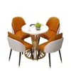 Mesa y silla de negociación tienda 4S combinación mesa y silla de recepción ocio mesa redonda pequeña mesa comercial mesa de recepción mesa de comedor placa de roca