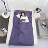 Saco de dormir de hotel sucio separado, portátil, para viajes, turismo, cama, funda de edredón individual, juego de cuatro piezas, no puro