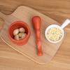 Triturador de Ajo Manual Doméstico de PP Molinillo Multifuncional Tazón para Pasta de Ajo Prensa de Ajo Utensilio de Cocina