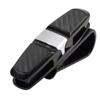 Clip para gafas de coche de fibra de carbono creativo multifuncional para visera de coche, clip de almacenamiento para recibos, clip para gafas de coche transfronterizo
