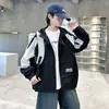 Chaqueta de Otoño para Niños, Estilo Primavera y Otoño 2026 Modelo Nuevo, Cortavientos Infantil Elegante Streetwear de Otoño con Capucha, Tendencia