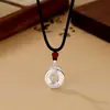 Collar de Cuerda Tejida con Cuentas de Ágata de la Fortuna Moda Nuevo Diseño Hueco Chino Estilo Nacional Elegante Retro Collar Versátil