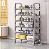 Sapateira de Aço Inoxidável Espessada, Sapateira Doméstica Multicamadas para Hall de Entrada, Dormitório, Quarto Alugado, Sapateira Simples Atacado