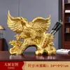 Porta-canetas Águia Grande Ornamento de Mesa Artesanato em Resina Decoração de Sala de Estar Presente de Inauguração