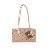 Bolso de axila tipo baguette de estilo japonés y coreano de nicho para mujer, nuevo modelo 2026, dulce y elegante, adecuado para el uso diario, bolso de hombro de lunares, moderno