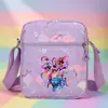 2026 Nuevo Modelo Bolsa de Hombro Infantil Estampada Bruja Escuadrón Patrón de Estrella de Dibujos Animados Impermeable y Duradera Bolsa Casual para Niñas