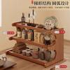 Estante para tazas, estante de almacenamiento para mesa de comedor, estante para tazas de escritorio, taza de té, taza de agua, taza de café, juego de té, mesa de almacenamiento para tazas