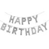 Letras de Feliz Cumpleaños de 16 pulgadas Globo de Feliz Cumpleaños Decoración de Fiesta de Primer Año Globo de Película de Aluminio