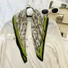 Lenço de Seda Coreano Fácil de Cuidar e Resistente a Amassados, Lenço Decorativo Pequeno para Pescoço com Padrão Paisley Listrado Bolinhas Diamante Fashion Retrô, Lenço de Cabeça, Lenço