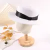 Sombrero de Sol de Verano para Mujer, Sombrero de Protección Solar a la Moda, Sombrero de Sol Plano de Paja para Mujer, Sombrero Plano Versátil