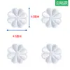 Parches Adhesivos de Tonos Grises Adhesivos Autoadhesivos para Chaqueta de Plumas Sin Costuras Flor Pequeño Tamaño Bordados Ropa Agujero Adhesivos Decorativos de Tela