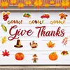 Bestseller transfronterizo otoño Acción de Gracias imanes para refrigerador personalizados para el hogar ventana puerta de garaje imanes fiesta decoración del hogar