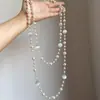 Colar em Camadas com Contas Estilo Boho Dopamina de Alta Qualidade Longo Dupla Camada para Viagem Férias Versátil Gargantilha para Mulheres