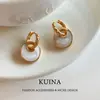 Pendientes de esmalte vintage de lujo alto para mujer, aros de diseñador, nuevos modelos populares 2026, clips para orejas y tachuelas