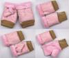 Venta al por mayor de fábrica guantes de cuero gruesos forrados de polar para invierno, imitación de piel, integrados, cálidos, para ciclismo, hombres y mujeres, puesto de venta al por mayor