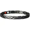 Pulseira Masculina Vendida Quente Transfronteiriça com Padrão de Dragão Dominador Destacável Estilo Simples Temperamento Fashion Pulseira com Padrão de Nó Torcido Bloco de Cor