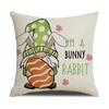 Funda de almohada de Pascua más vendida en AliExpress Decoración festiva de Pascua/Conejo Cojín de sofá Cojín al por mayor