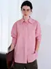 Camisa Clássica de Algodão Lavado Multicor Minimalista Th~Row 26 Novo Estilo Primavera/Verão Camisa Casual Solta de Alta Qualidade